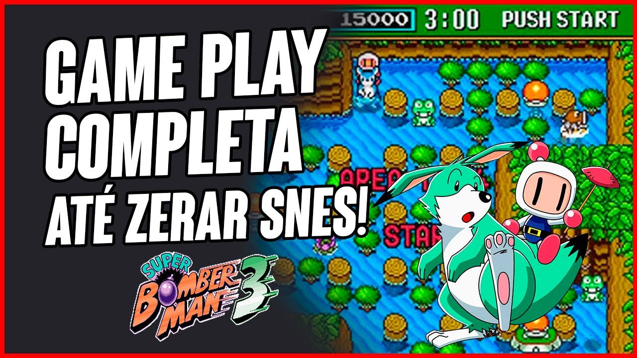 Super Bomberman 3 (SNES) ATÉ ZERAR!