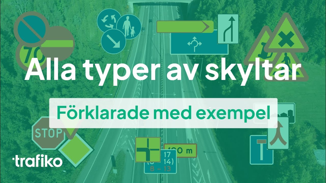 Lär dig alla typer av skyltar på 12 min