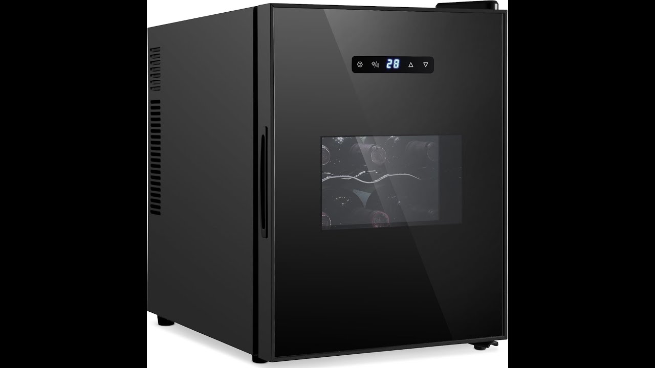 NutriChef 12-Bottle Wine Fridge Review - Pros & Cons - NutriChef PKCWC128