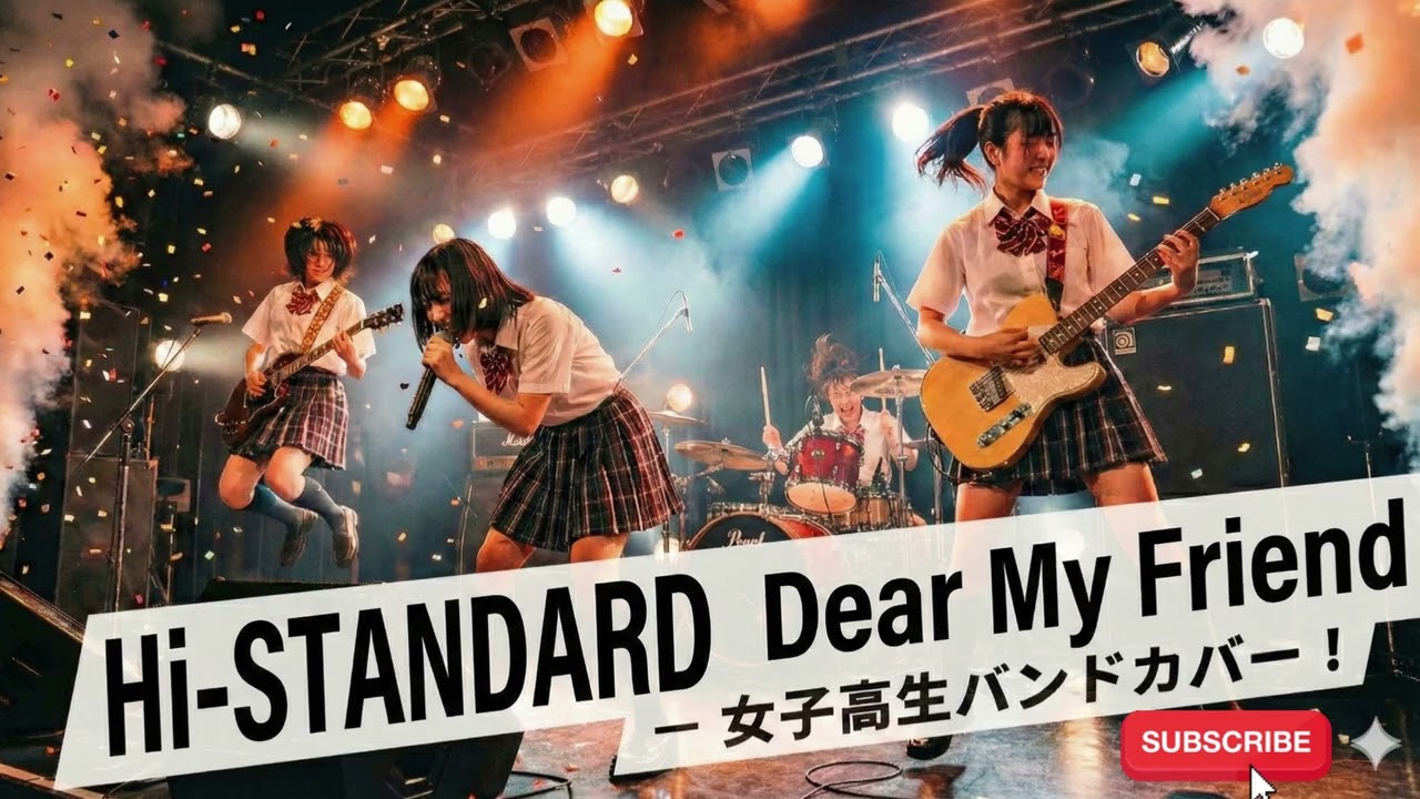 Hi-STANDARD Dear My Friend｜Japanese Girls AI Rock Band｜邦楽カバー