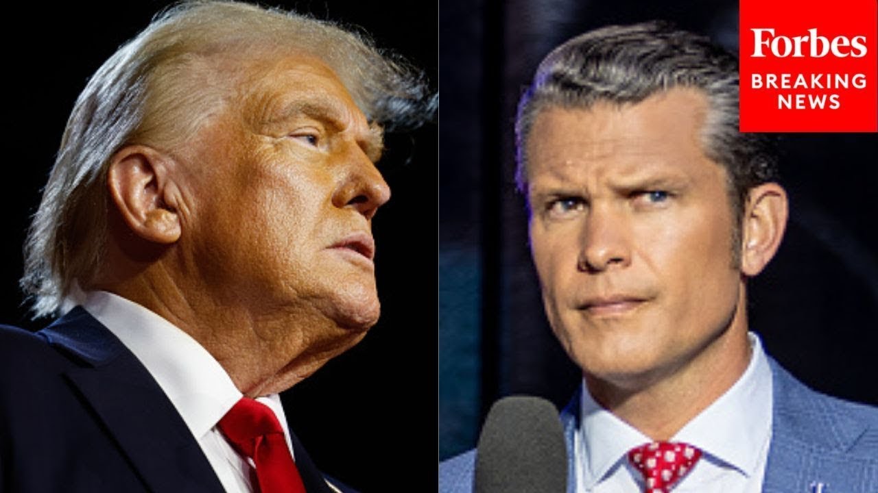 JUST IN: Trump Says 'It Would Be A Tragedy' If Pete Hegseth Isn't Confirmed