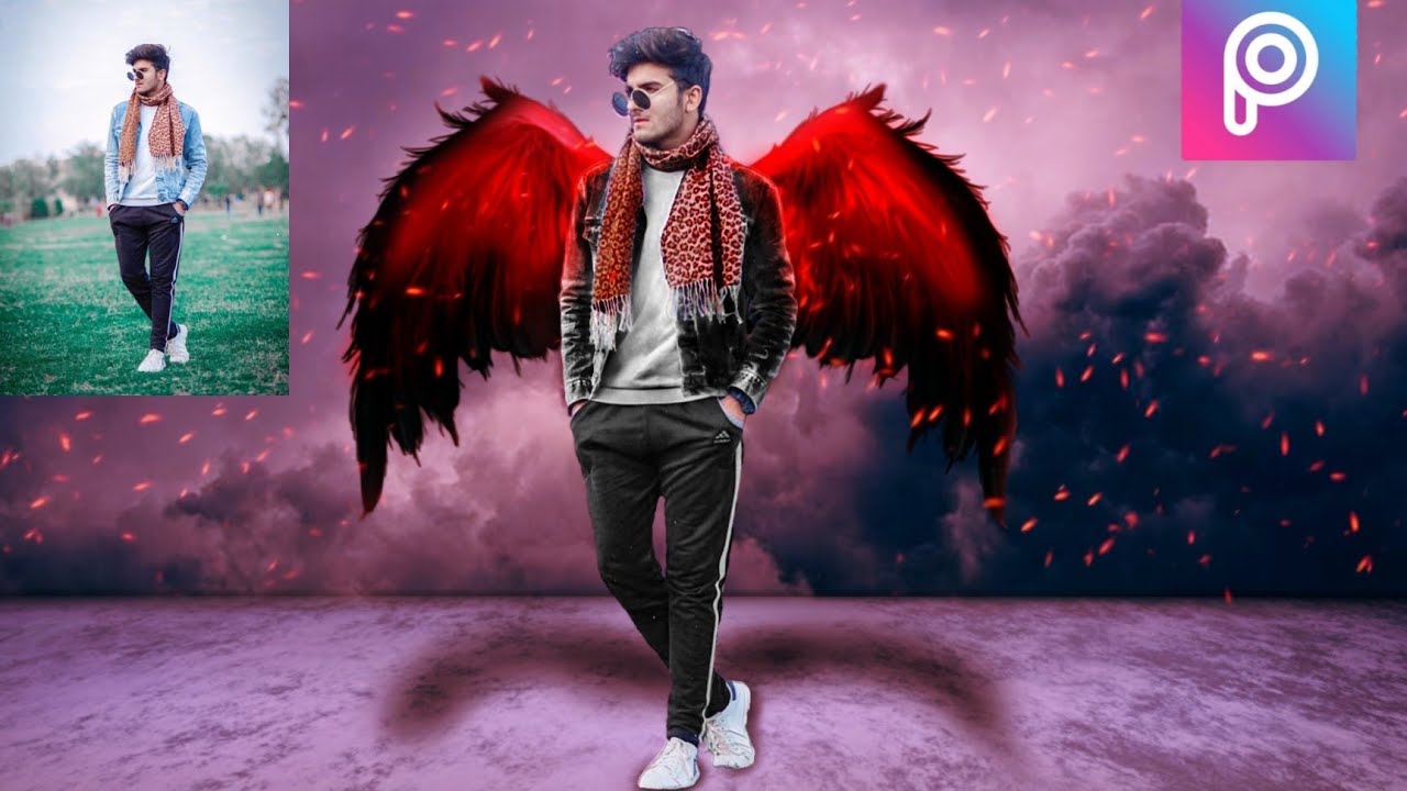Amazing Angel photo editing of Hassan abid in Picsart || PicsArt Editing Tutorials || Abdul Tech