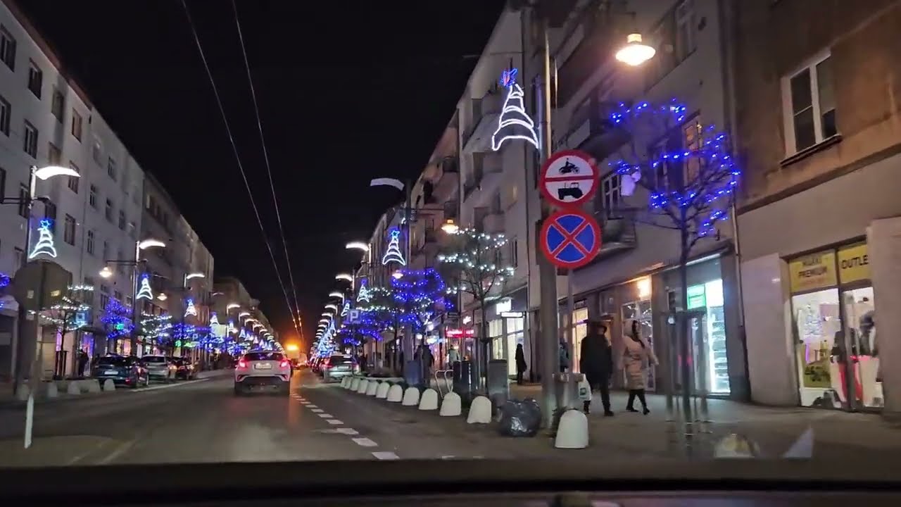 Gdynia ul. Świętojańska - Świątecznie 28.12.2023.