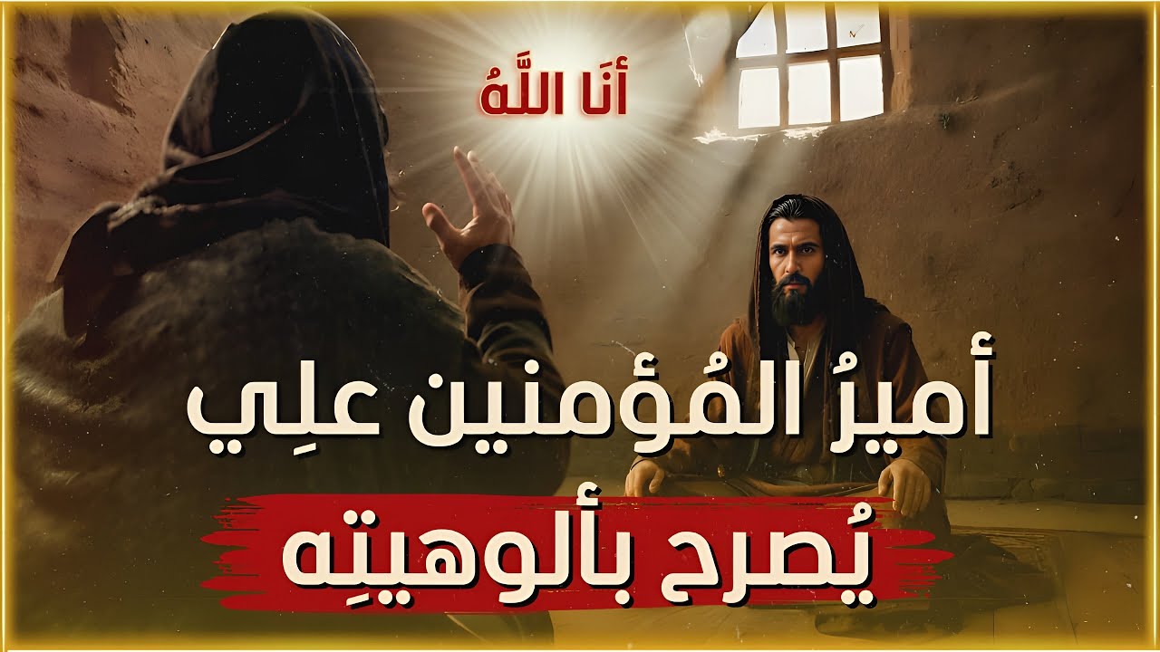 أمير المؤمنين يُصرح بألوهيته | علي هو الله | حديث غلبا بن أحمد | مشهد تصويري