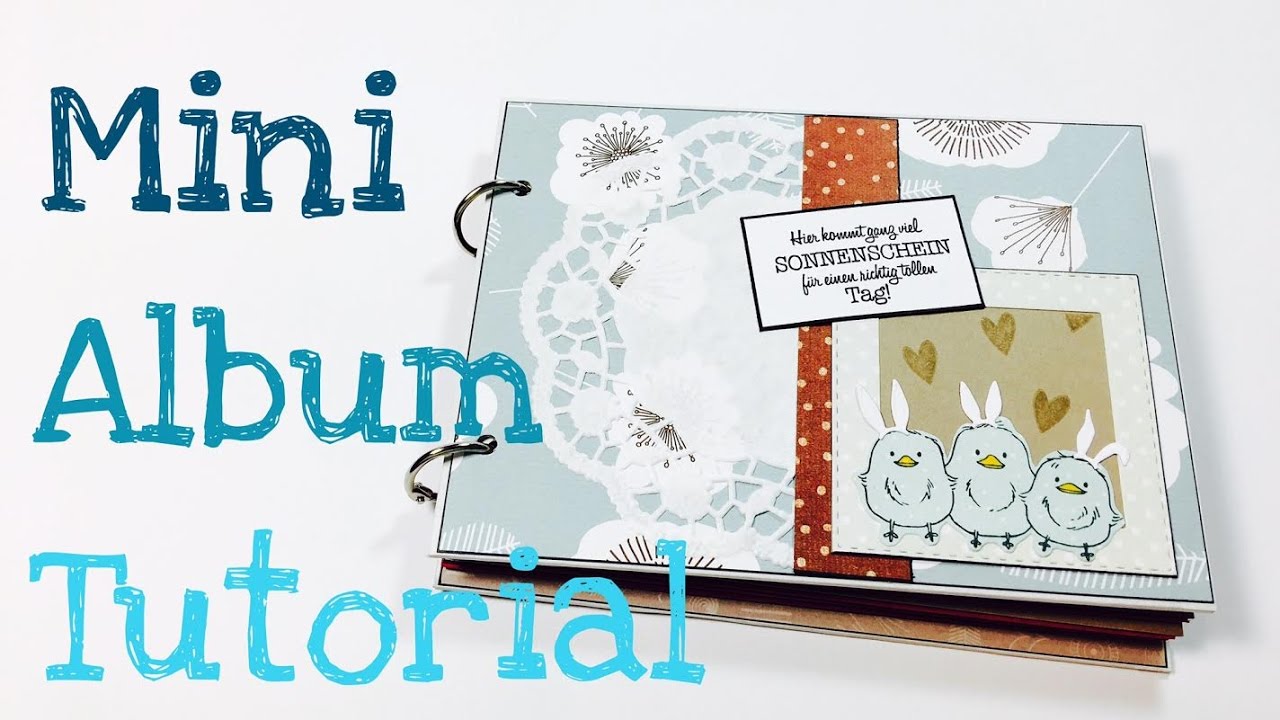 DIY *30 Minunten* Mini Album [tutorial | deutsch] +Blog Hop Verlosung:)