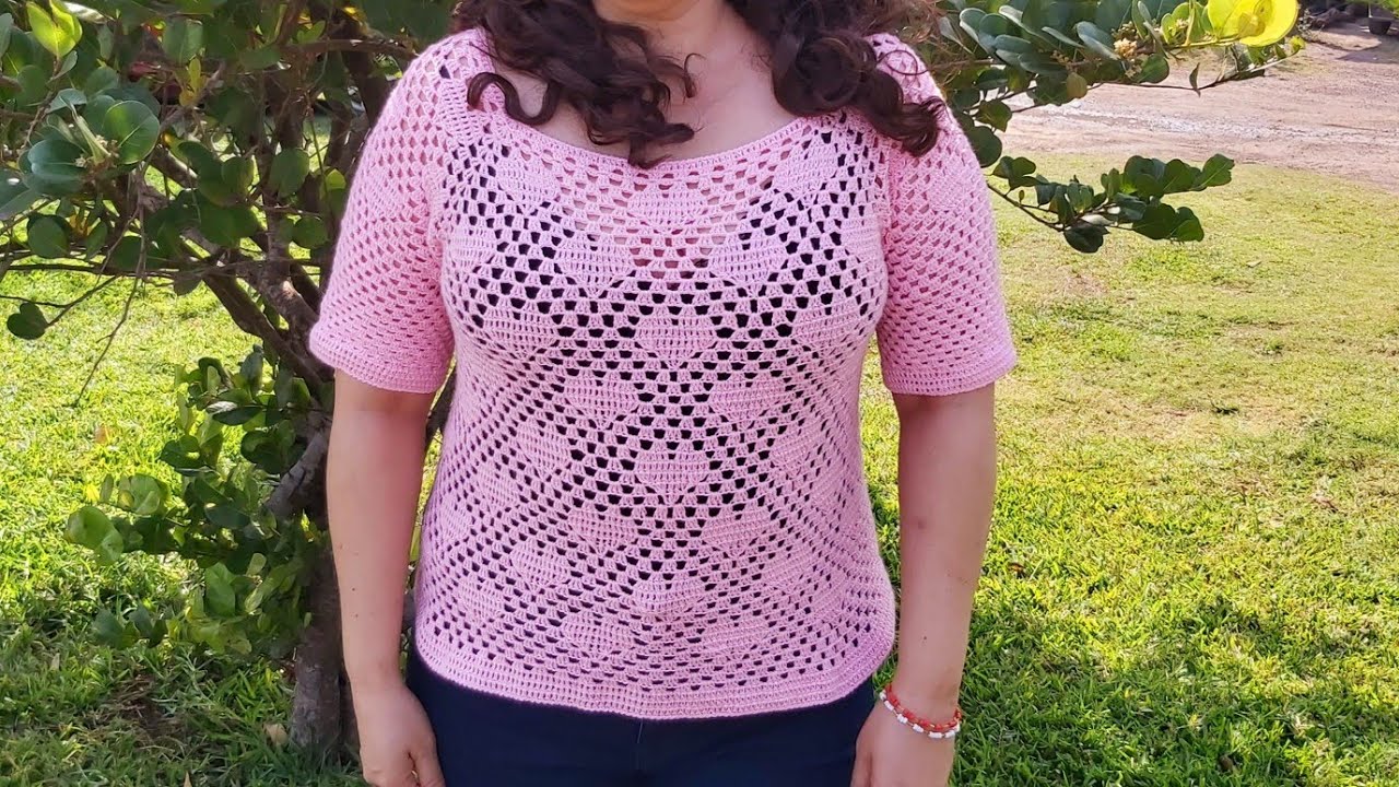 Blusa Con Corazones 💗💗 Parte 1