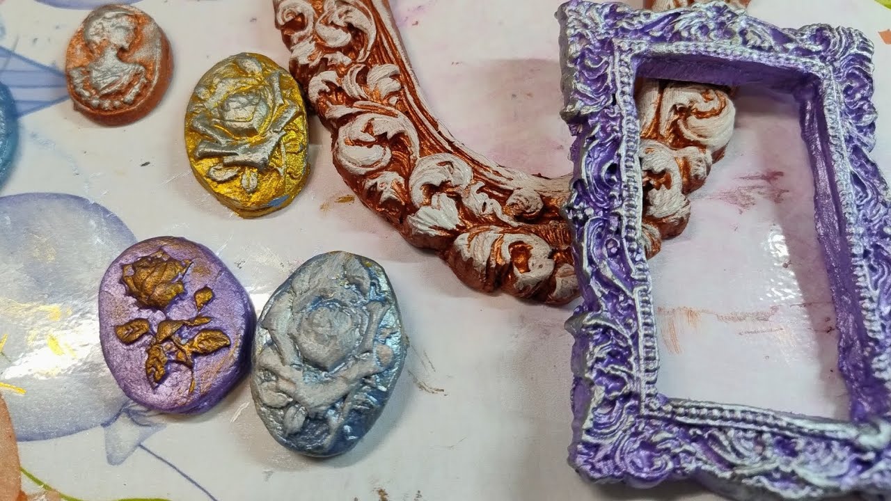 Decoration Time with Gilding Waxes #decorating #gildingwax