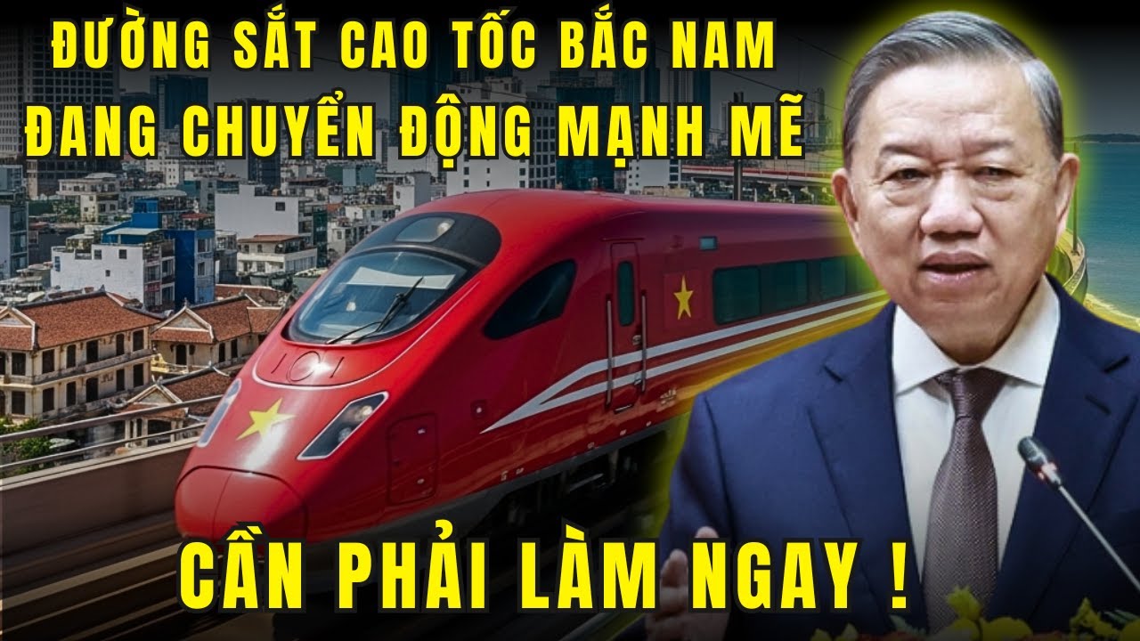 Đường sắt cao tốc Bắc Nam - Cuộc chuyển động khổng lồ đang diễn ra không phải chỉ là dự án tô vẽ !