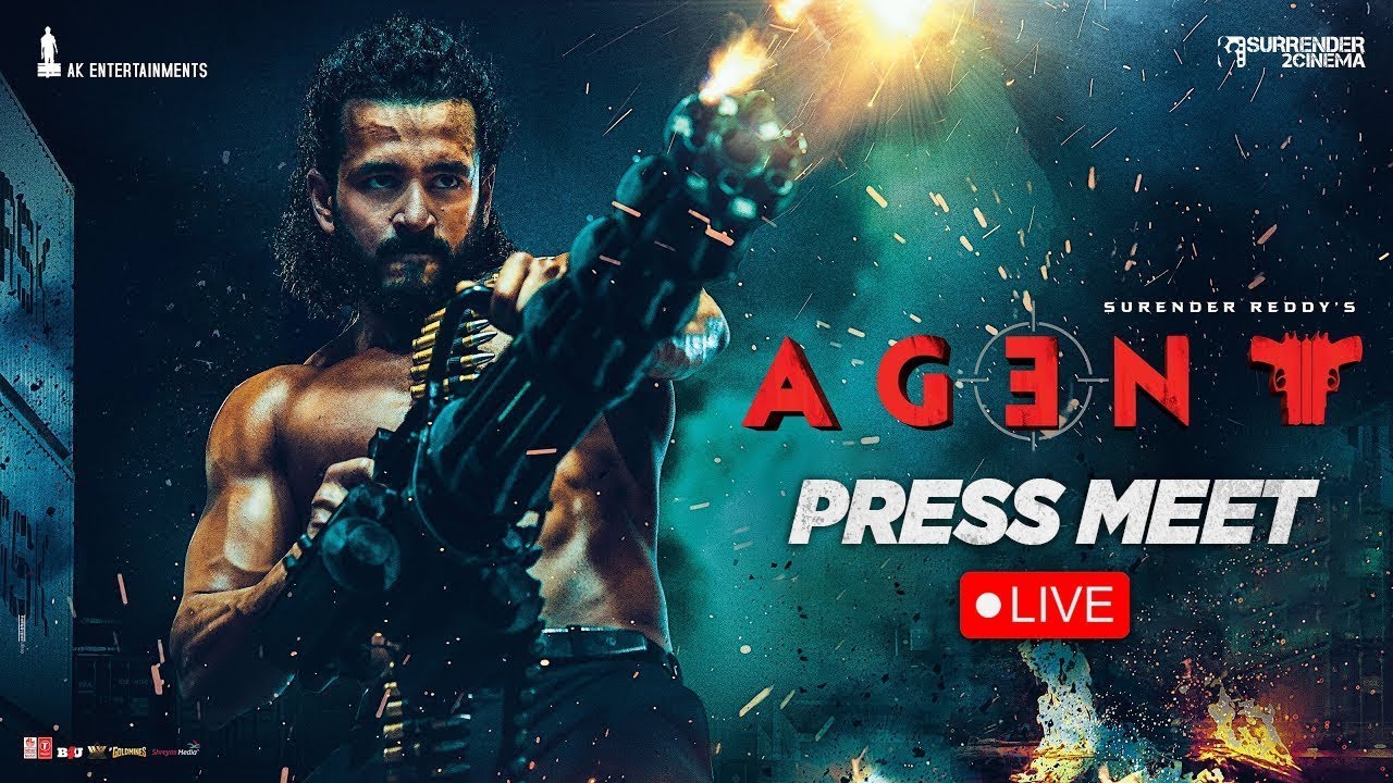 Agent Movie Press Meet Live | Akhil Akkineni | Mammootty | Surender Reddy | Sakshi Vaidya | Gulte