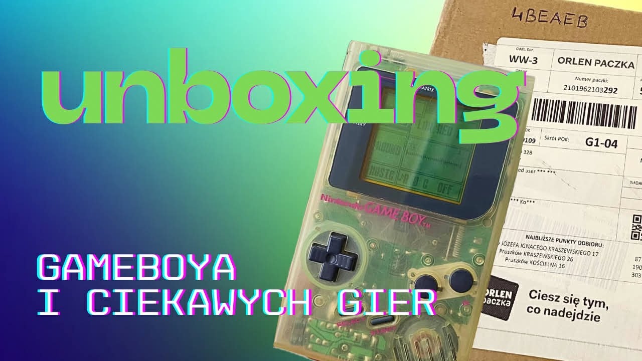 Unboxing GAMEBOY DMG + zakup PS4 Pro na niskim sofcie (NIEWYPAŁ)