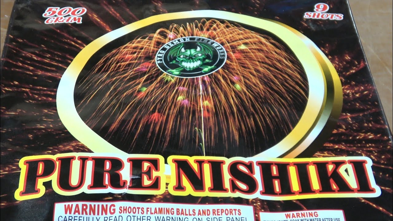 Пирог Pure Nishiki 9s 500 г от Pyro Demon Fireworks
