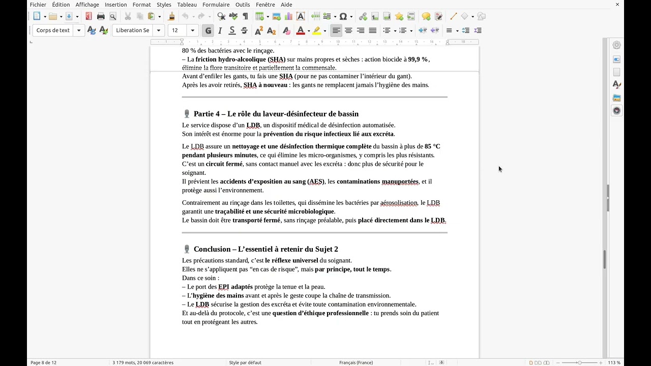 SUJET IFSI - UE 2.10.S1 - Infectiologie, hygiène - Janvier 2024 – IFSI Grand Lille (59)