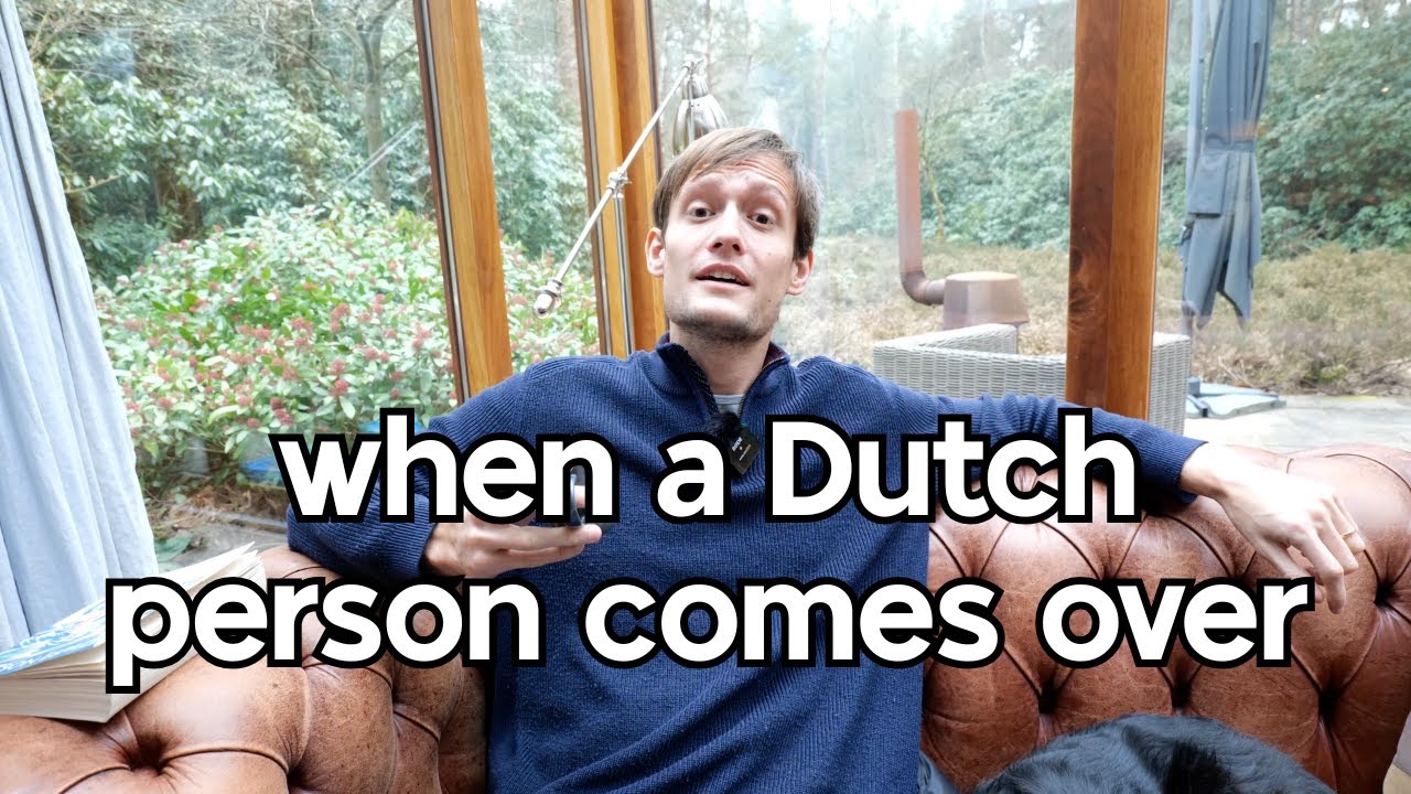 A Dutch person comes over for a coffee...