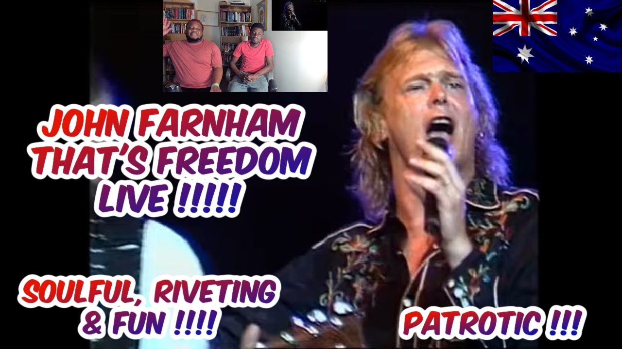 Riveting 🔥John Farnham That's Freedom Live 🎙👐🏽 JoCurKRAZE reacts 💯 🎯