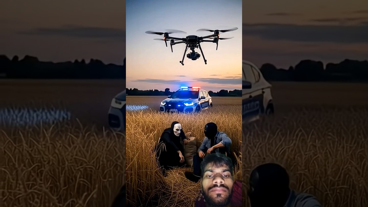 viral drone chor caught on camera 👽📷🎥drone camera wala