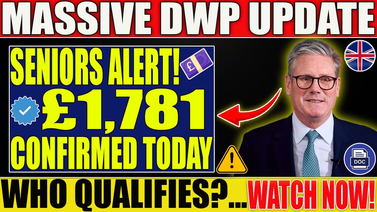 DWP Payment Information Today | &pound;1,781 Explained Clearly | Pensioners Update
