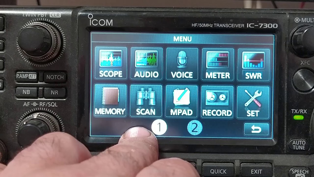 IC 7300 Новая прошивка Ver. 1.4 New Firmware Update 1.4