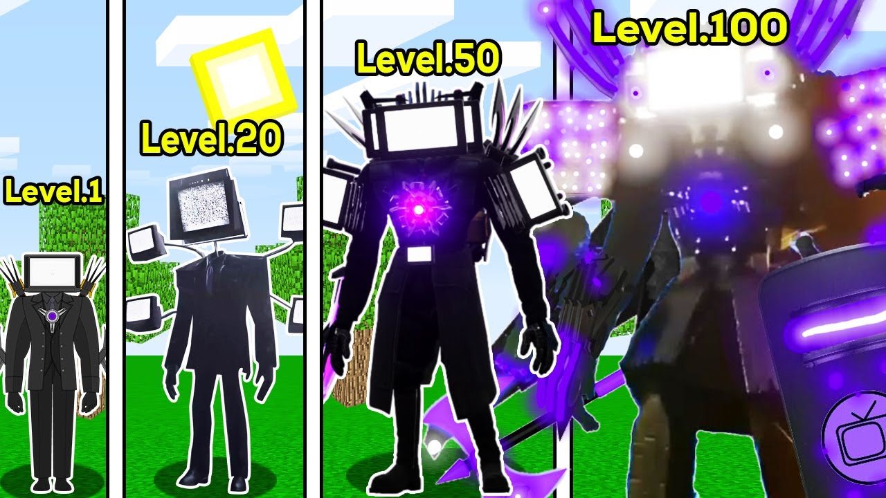 ULTİMATE TİTAN TELEVİZYON ADAM GELİŞMESİ 😱 - Minecraft