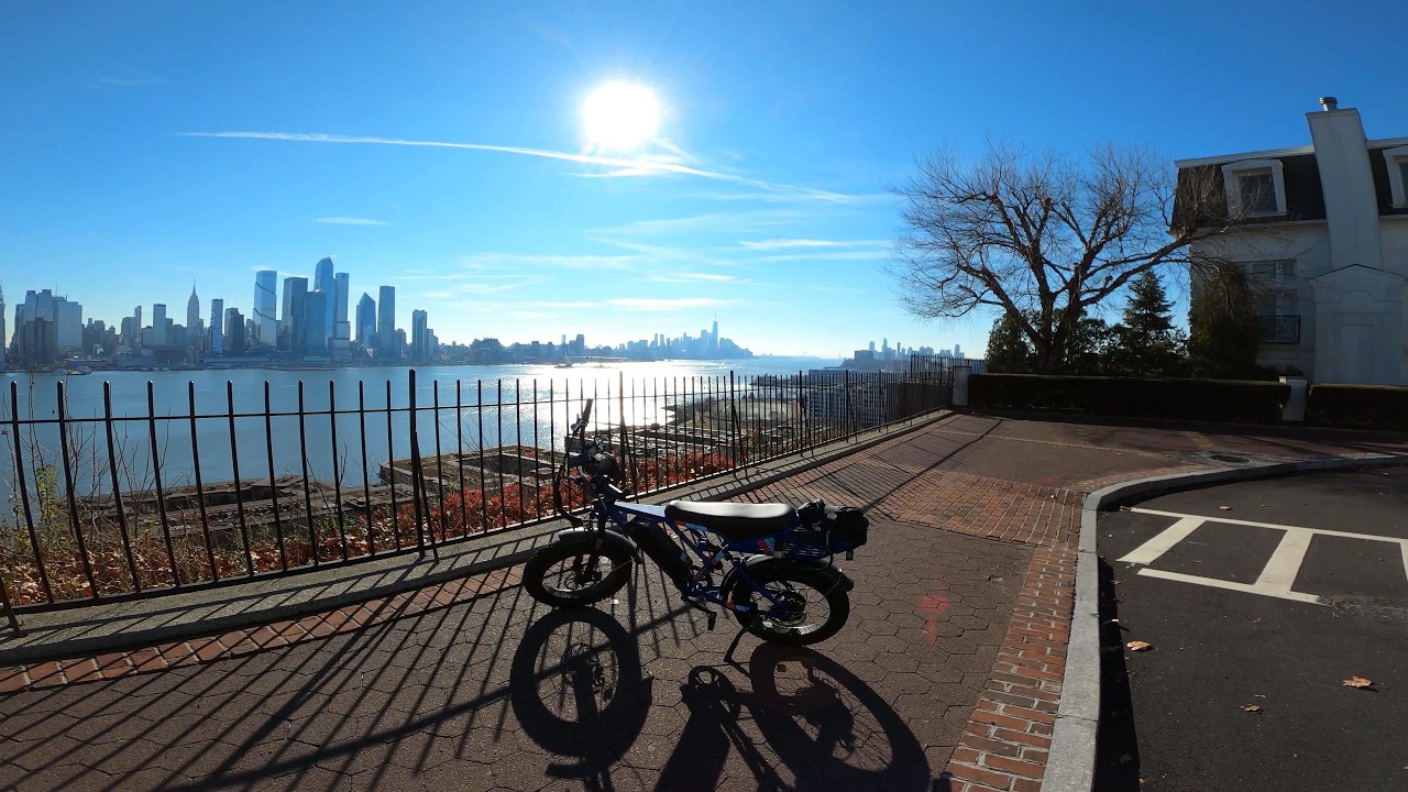 sunny AF, gotta take some landscape photos, an e-bike ride