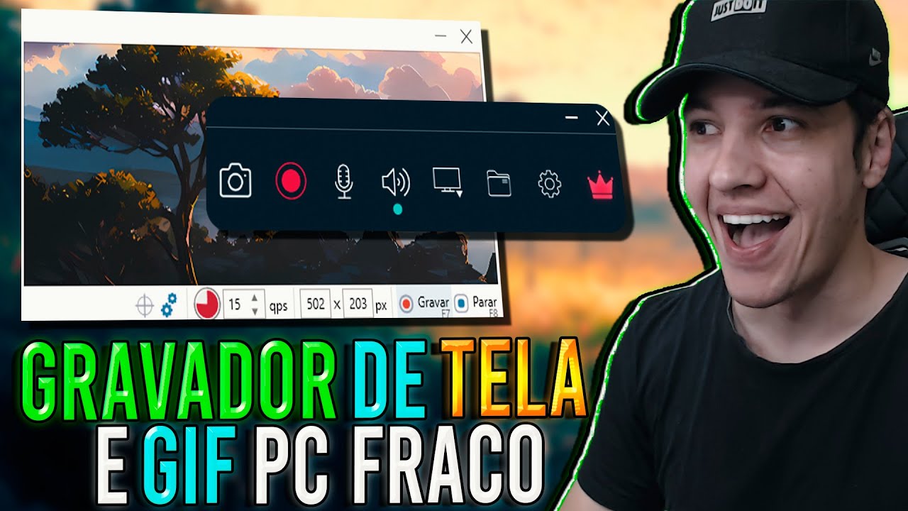 Gravador de TELA e GIF para PC FRACO 2024