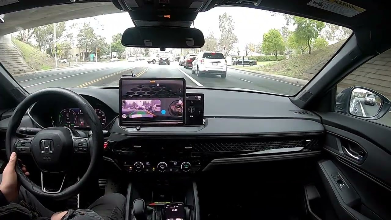 [Comma Four] Raw Video Scenic Highway 4  Keeping  with the Flow of Traffic  Openpilot MVL forkl