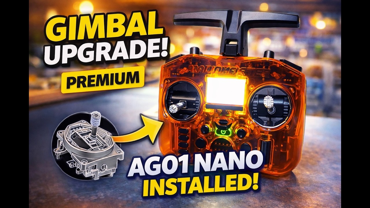 RadioMaster Pocket Gimbal Upgrade Tutorial (AG01 Nano) #radiomaster #edgetx #elrs #info #fpv #fyp