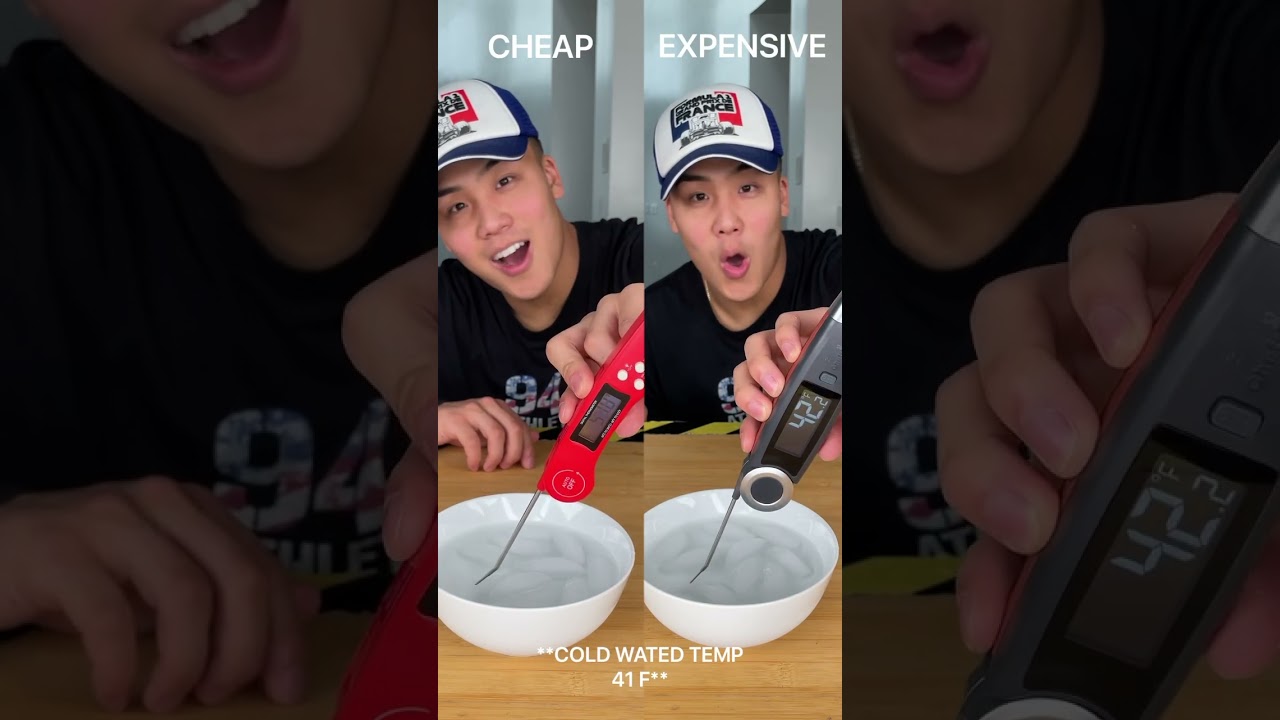 Testing Cheap vs. Expensive Kitchen Thermometer!