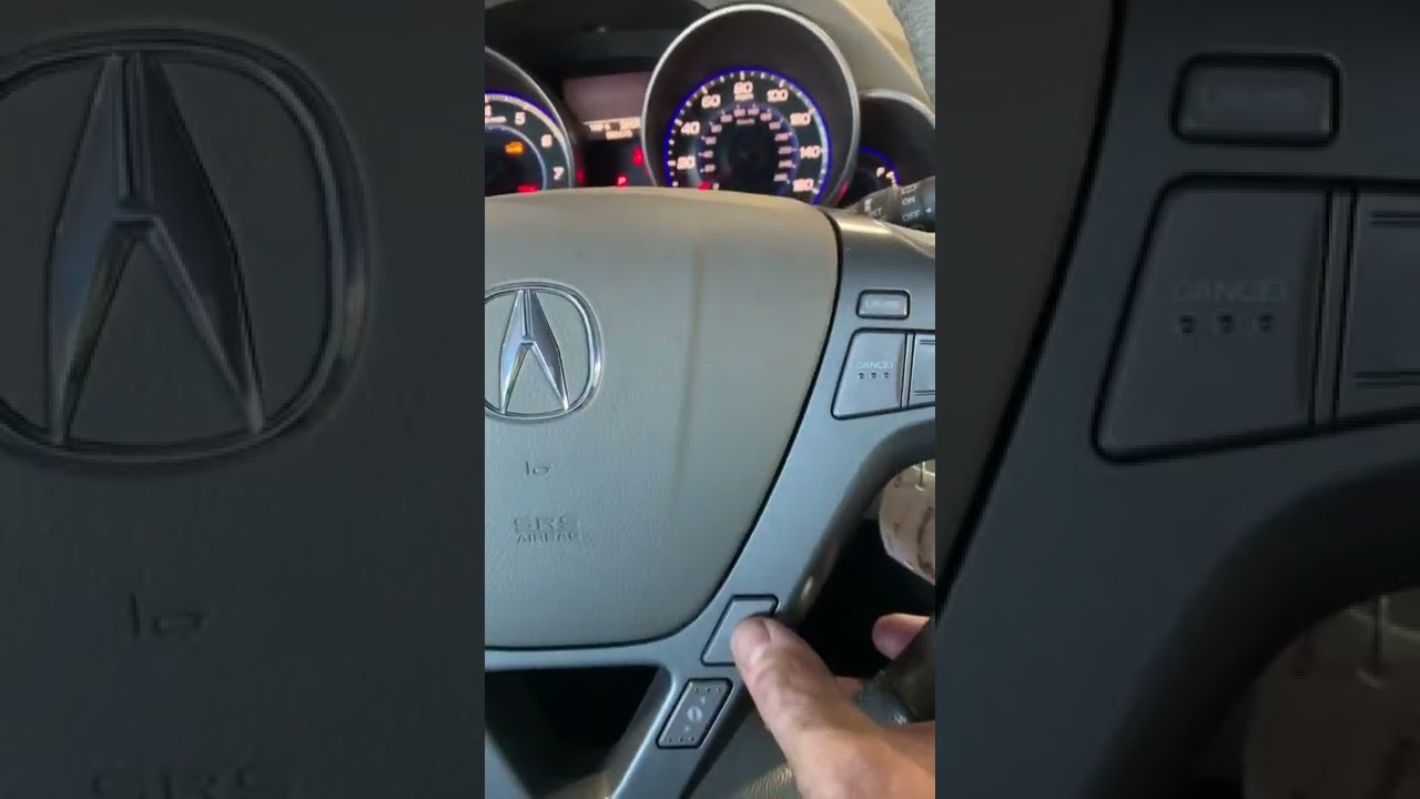 Как сбросить интервал обслуживания/срок службы масла на Acura MDX 2007 года выпуска