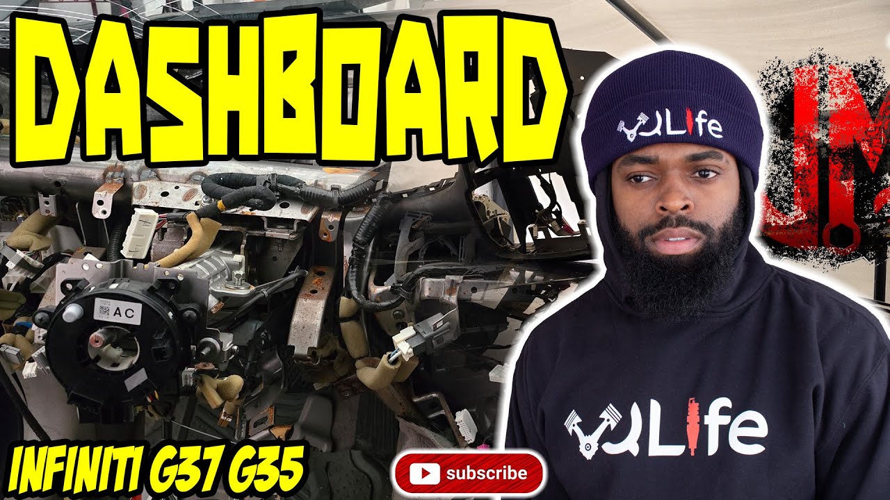 How to remove replace dashboard infiniti G37 G35