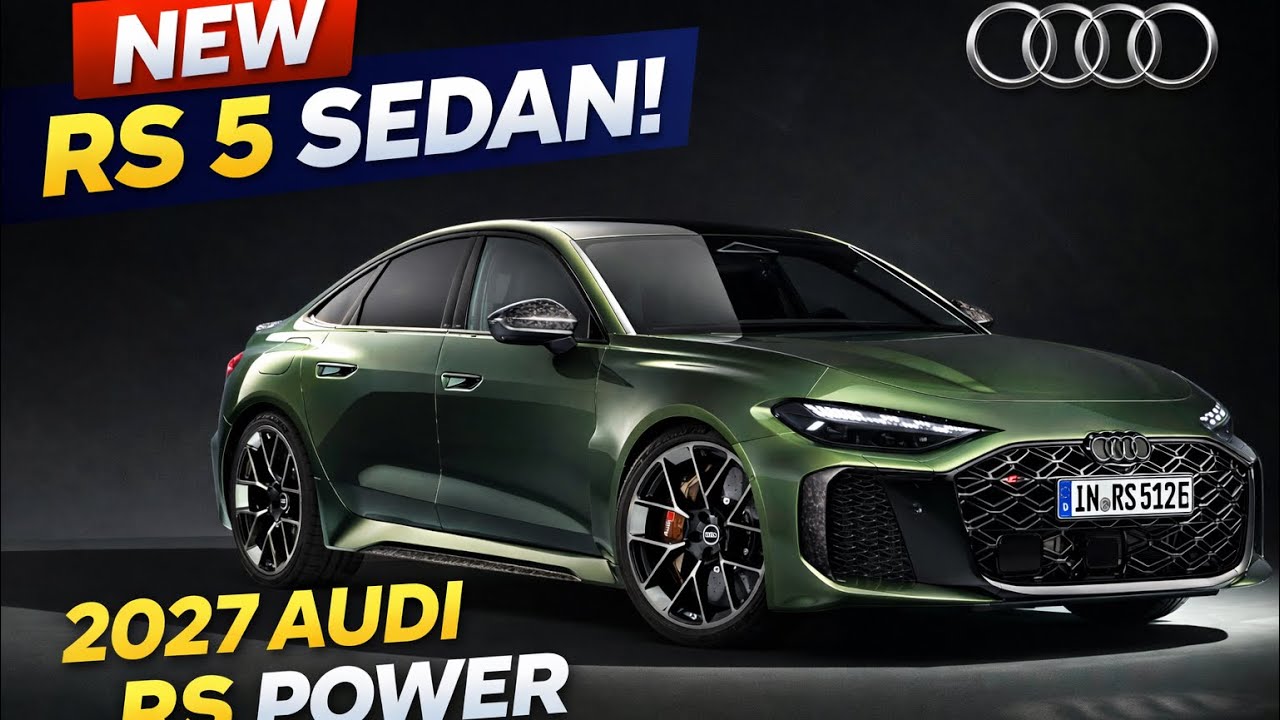 New Audi RS 5 Sedan 2027 &ndash; BMW M3 Killer?