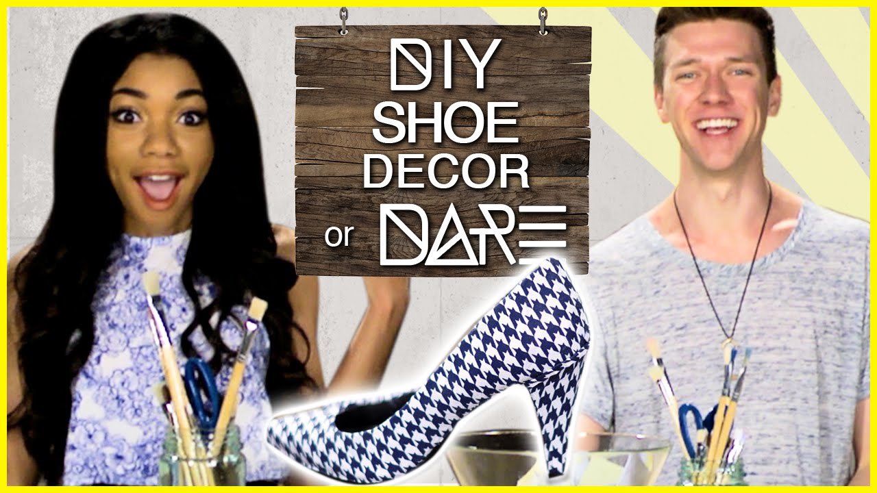 DIY SHOES?! | DI-Dare w/ Teala Dunn & Collins Key