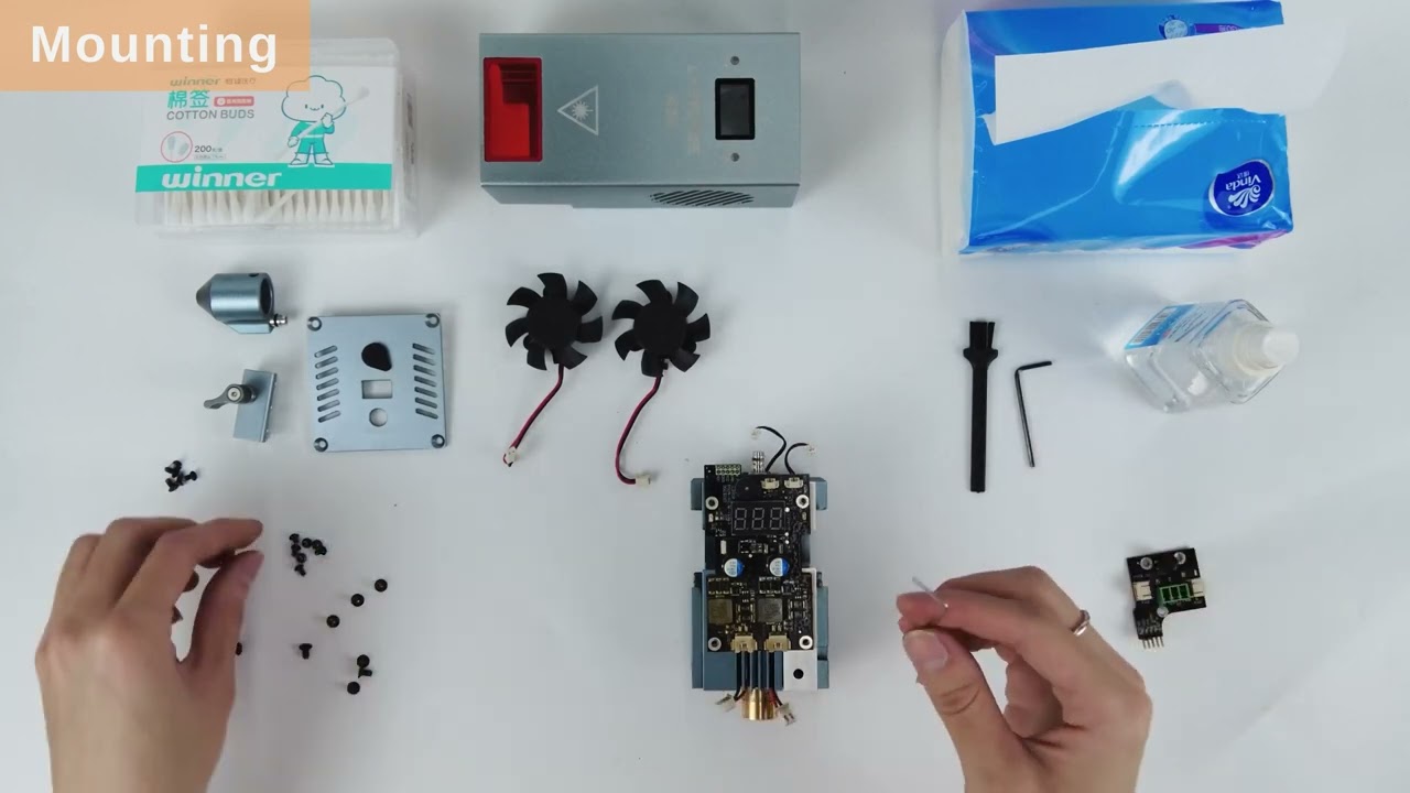 Lasertree k30 30w laser module cleaning and maintenance