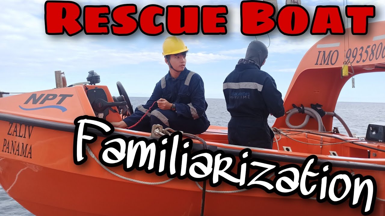 How to start Rescue boat motor