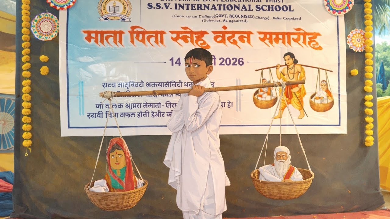 .A Day of Gratitude & संस्कार | S.S.V. International School-14 Feb. 26 #ssvinternationalschool 