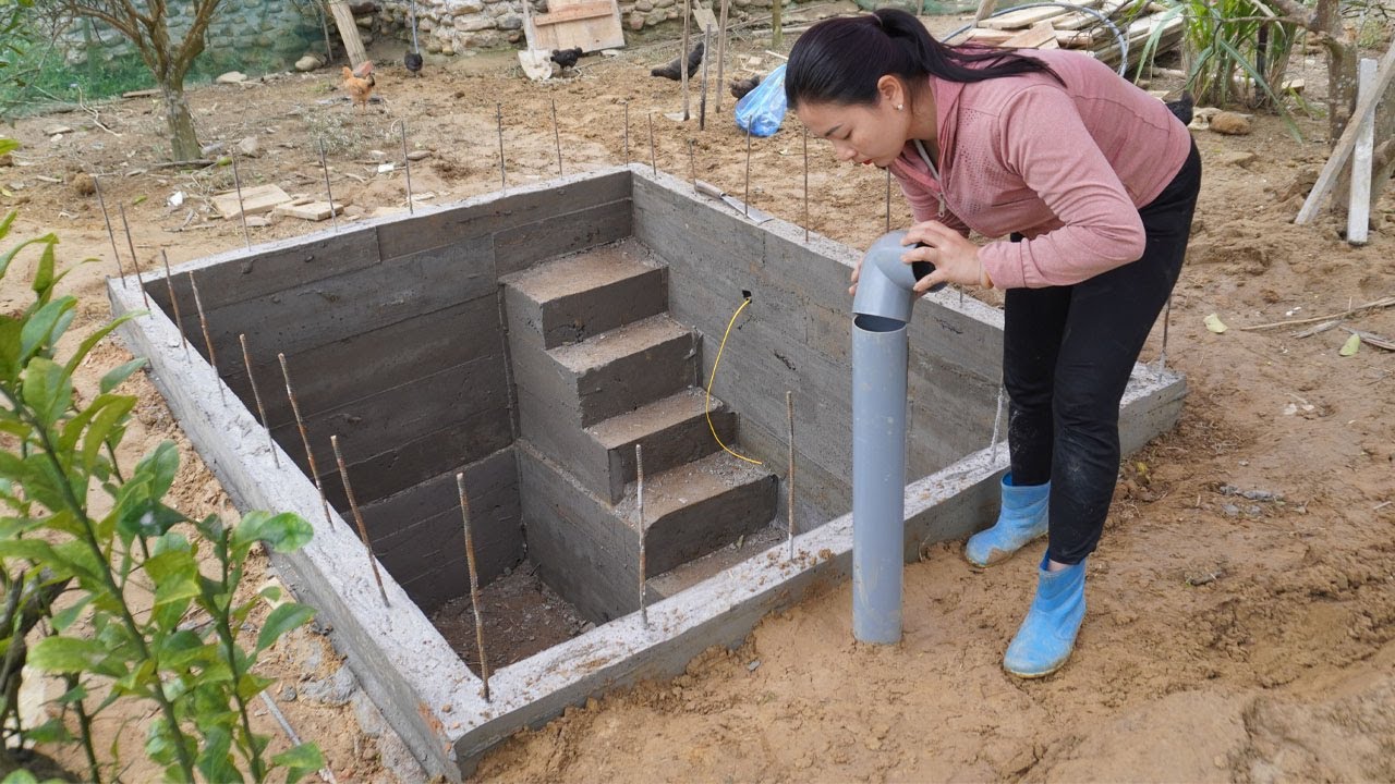 Girl Living Off Grid Built The Most Secret Underground $5000 Bunker in Her Backyard - Bushcraft