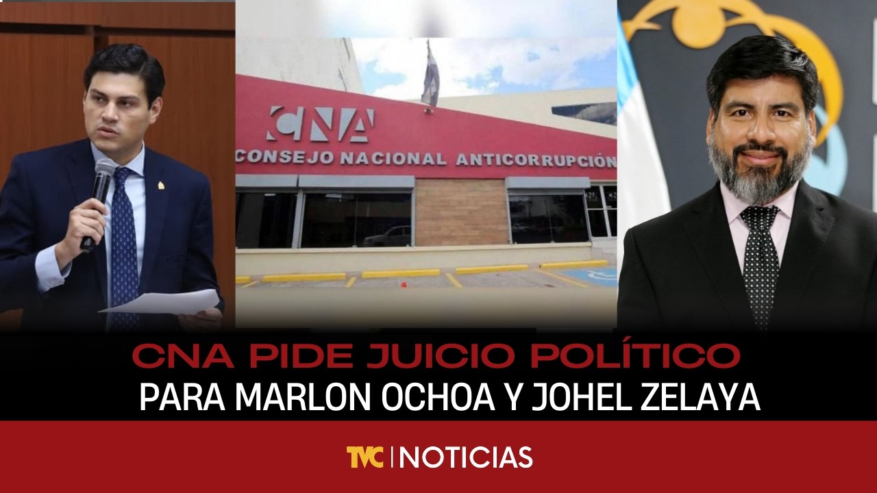 Consejo Nacional Anticorrupción pide Juicio Político para Marlon Ochoa y Johel Zelaya