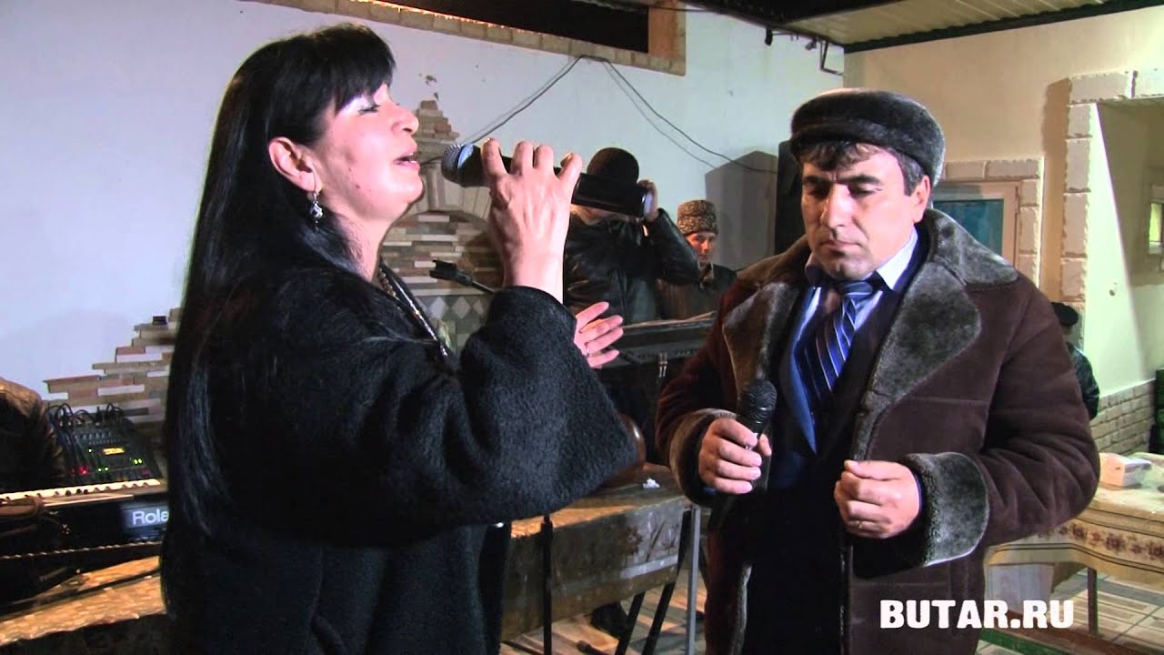 Ашуг Шемшир и Телли Карибова.