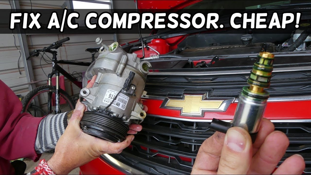CHEAP FIX AC COMPRESSOR CHEVROLET GMC BUICK MALIBU EQUINOX TRAX CRUZE SONIC AVEO SILVERADO TAHOE