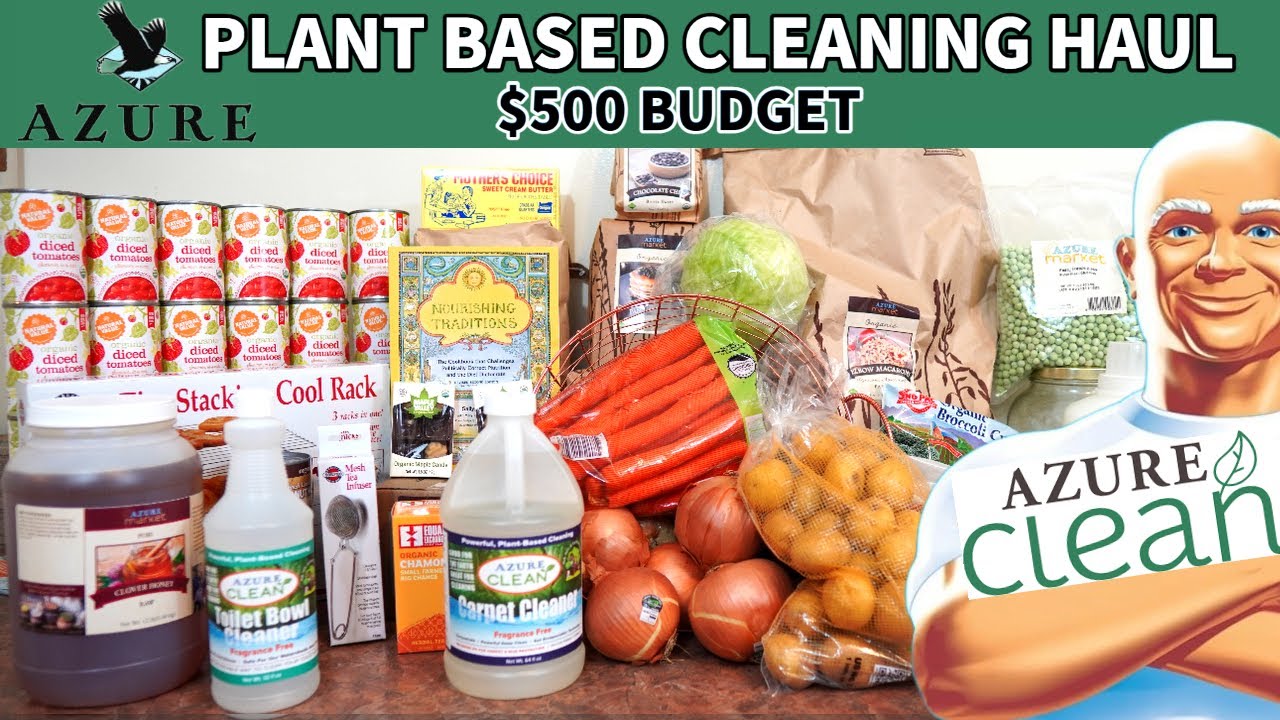 AZURE STANDARD GROCERY HAUL - Organic Produce & Azure Clean! (with prices)