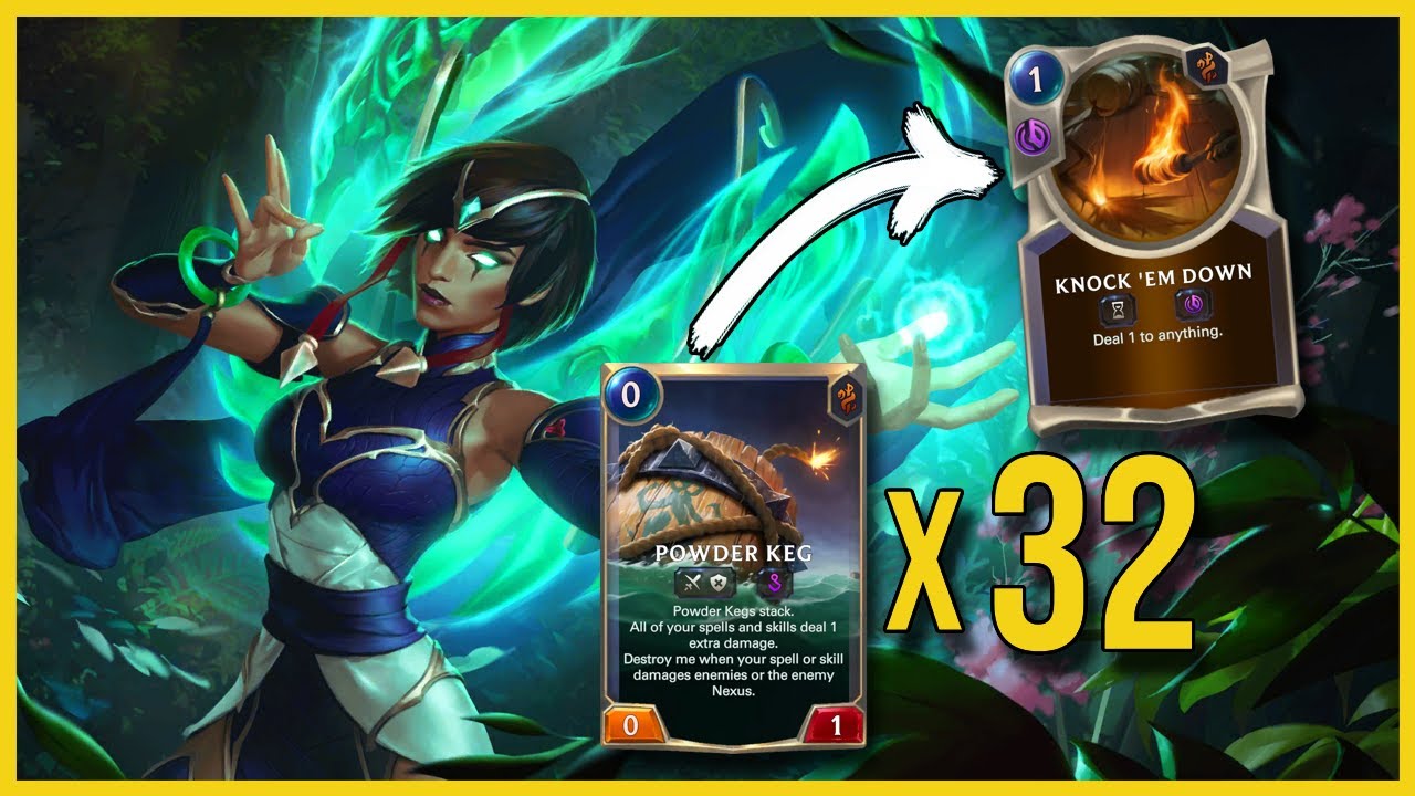 CRAZY OTK Keg Combo | Twisted Fate Karma Deck | Legends of Runeterra