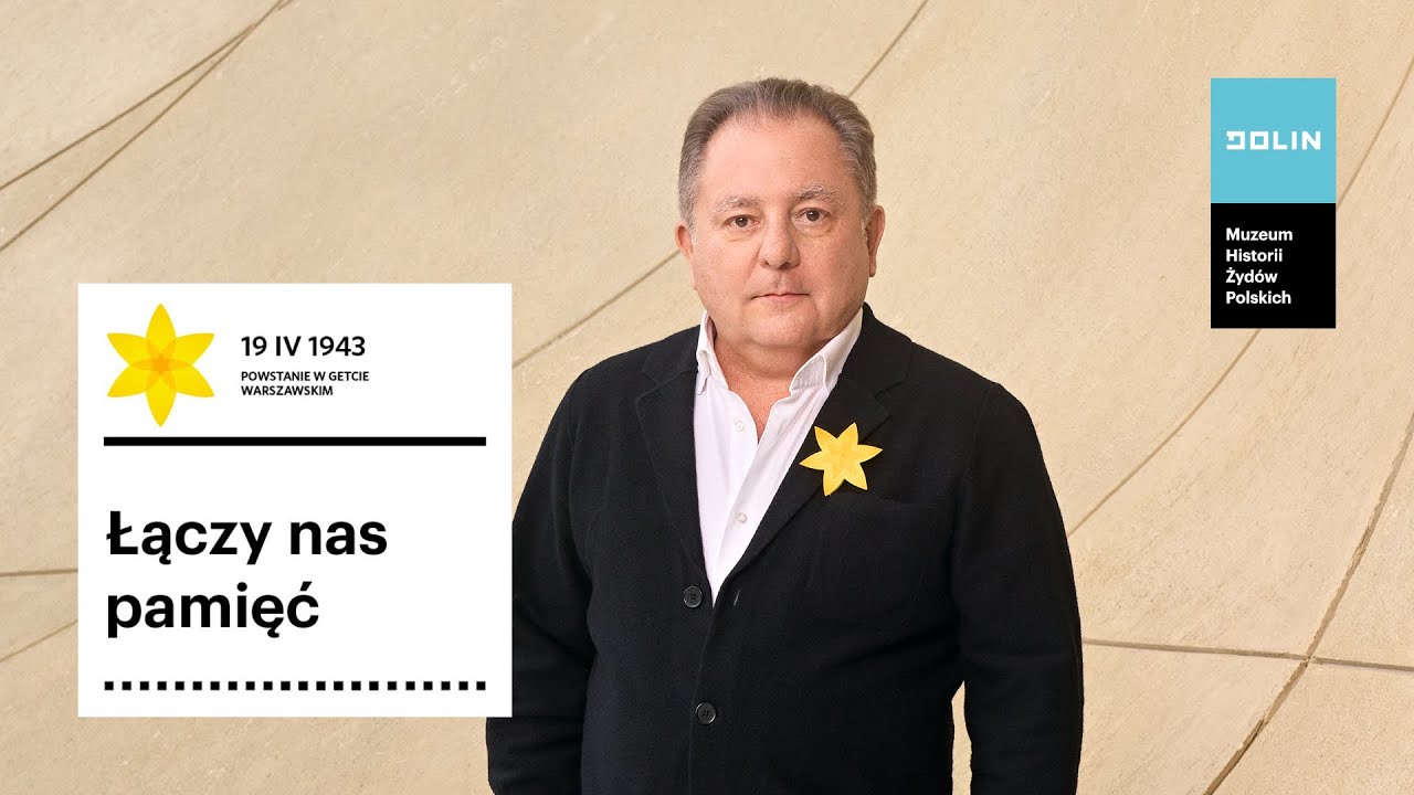 Akcja Żonkile 2025 - Robert Makłowicz - Ambasador | Muzeum POLIN