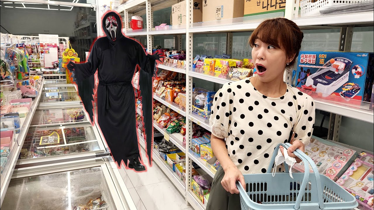가게에 아무도 없어요!! 조이퐁의 무서운 비오는날 귀신 이야기 Scary Ghost on the Rainy Day Story