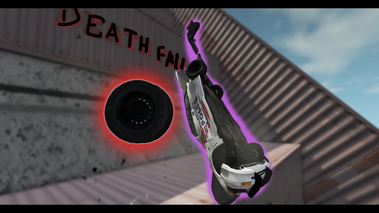 Cars VS Death Fall #1  ( #BeamNGKiller )