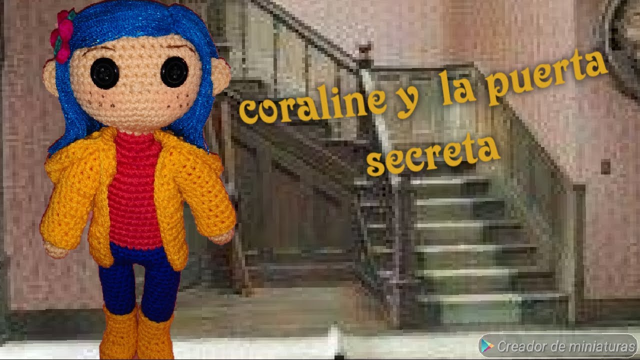 Coraline y la puerta secreta a crochet amigurumi (primera parte piernas y brazos)