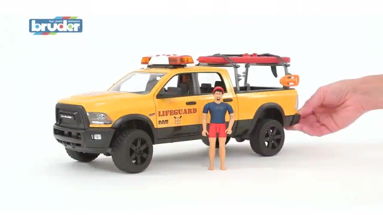 Bruder RAM 2500 Power Wagon life guard incl accessoires
