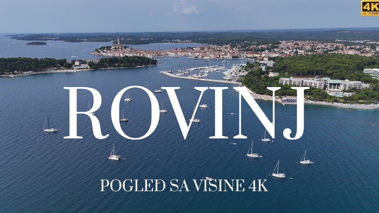 ROVINJ, POGLED SA VISINE 4K