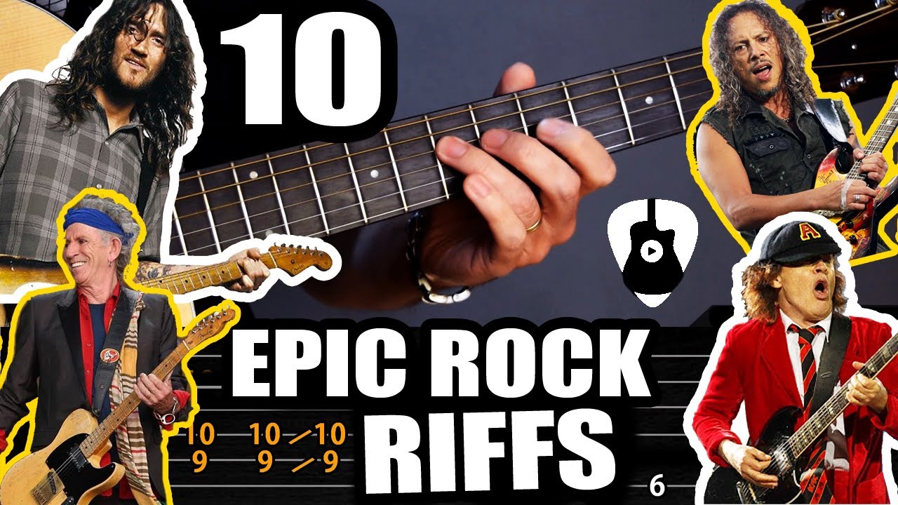 Aprende las 10 mejores canciones de rock para principiantes en guitarra acústica | TABS Tutorial