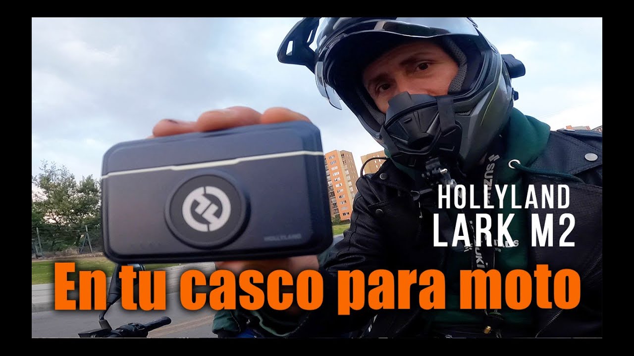 HOLLYLAND RODANDO EN MOTO, EN 2 CASCOS - TODAS LAS PRUEBAS