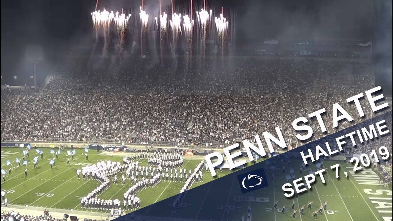 Penn State Blue Band Halftime show - Sept  7, 2019.