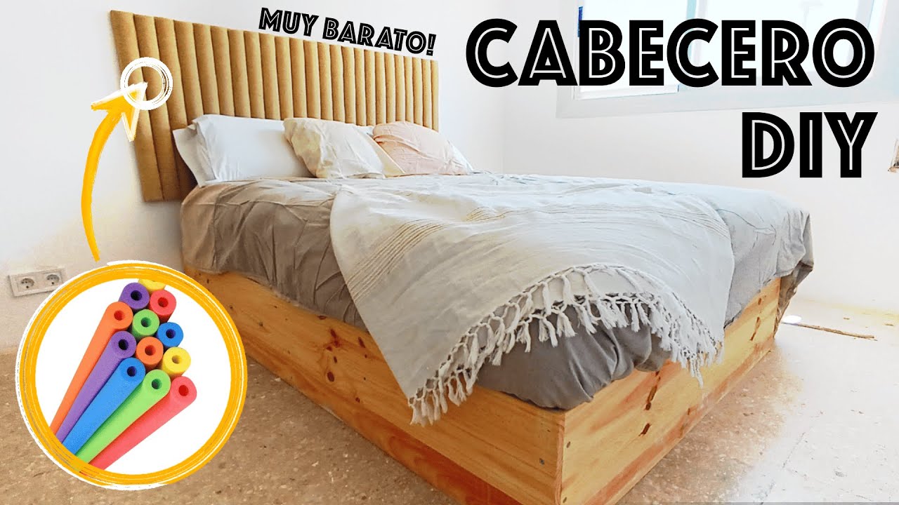 #12 CABECERO DIY BARATO como hacer un cabecero de cama casero